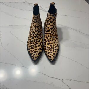 Steve Madden Animal Print Ankle Booties